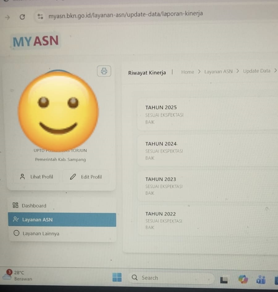 Contoh SKP MyASN